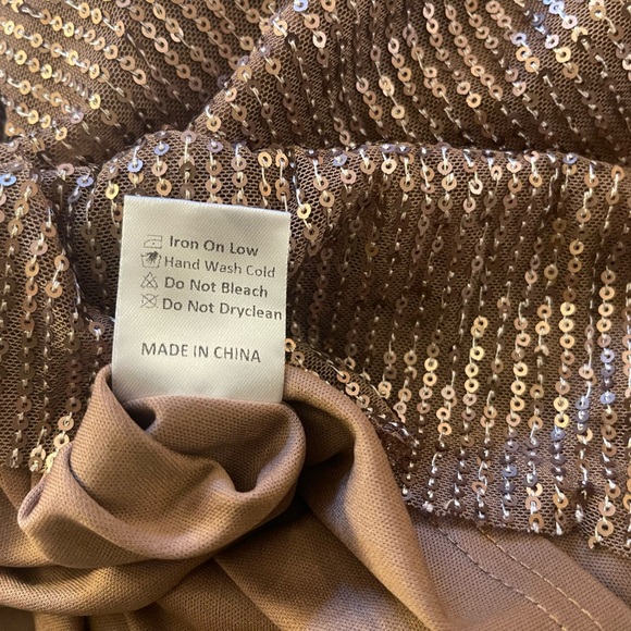 Silver Sequin A-Line Mini Dress for Cocktail - Picture 11 of 16